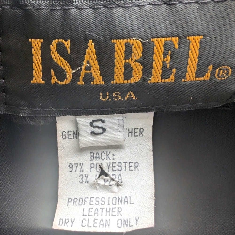 Leather front strapless mini dress by Isabel - Picture 4 of 5